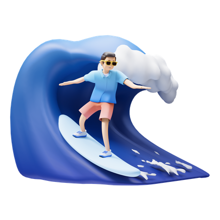 Surfant  3D Icon