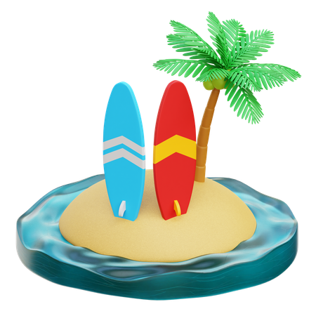 Surf  3D Icon