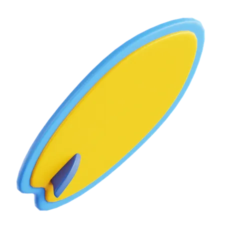 Surf Board 3 D Icon 3D Icon
