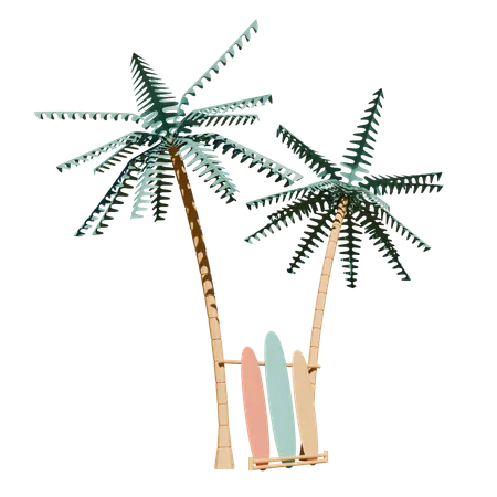 Surf Board  3D Icon