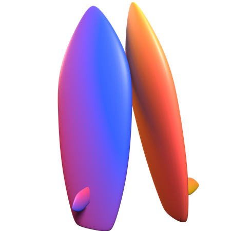 Surf Board  3D Icon