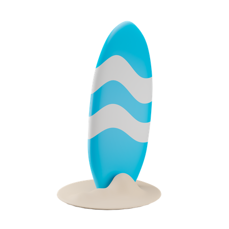 Surf Board  3D Icon