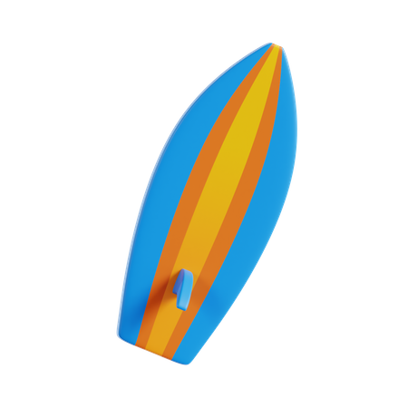 Surf Board  3D Icon