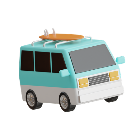 Surf Van  3D Icon