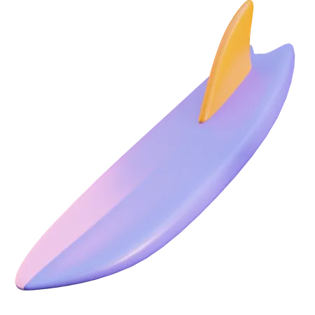 Surfboard  3D Icon