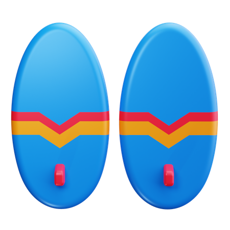 Surfboard  3D Icon