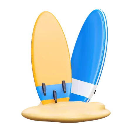 Surfboard  3D Icon