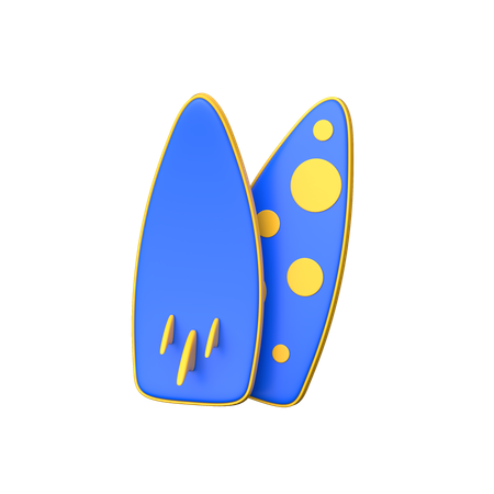 Surfboard  3D Icon