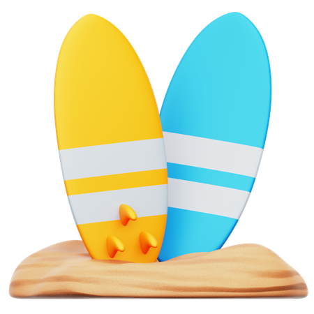 Surfboard  3D Icon