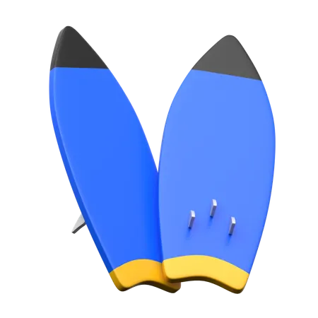Surfboard  3D Icon