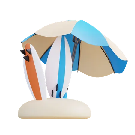 Surfboard  3D Icon