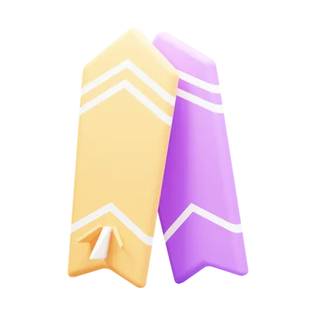 Surfboard  3D Icon