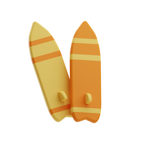 Surfboard  3D Icon