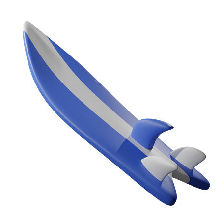 Surfboard  3D Icon