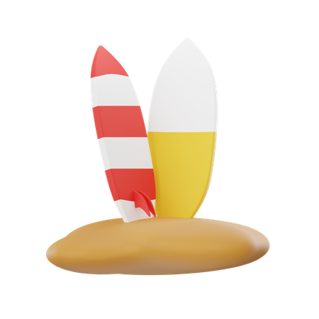 Surfboard  3D Icon