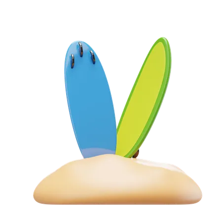 Surfboard  3D Icon