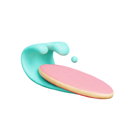 Surfboard  3D Icon