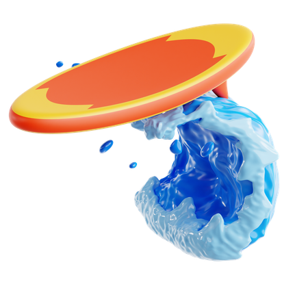 Surfboard  3D Icon