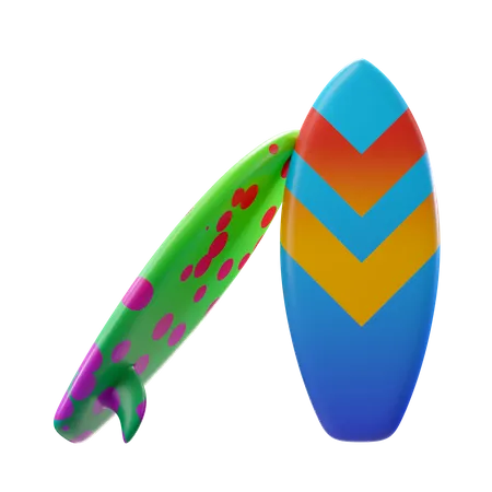 Surfboard  3D Illustration