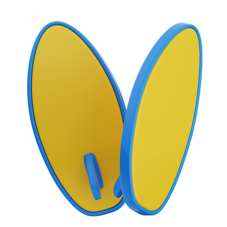 Surfbrett  3D Icon
