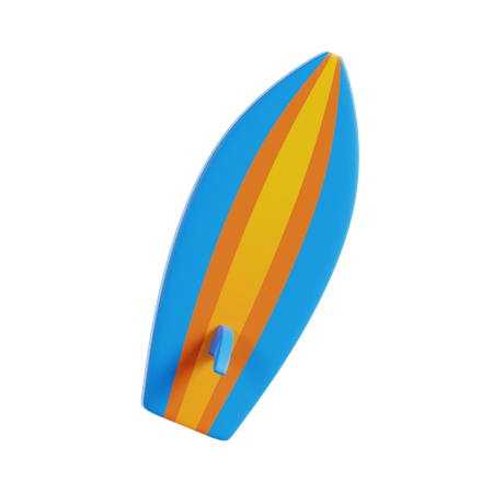 Surfbrett  3D Icon