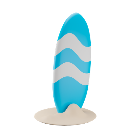 Surfbrett  3D Icon