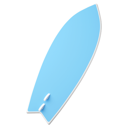 Surfbrett  3D Icon