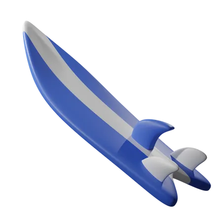 Surfbrett  3D Icon