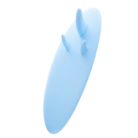 Surfbrett  3D Icon