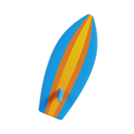 Surfbrett  3D Icon