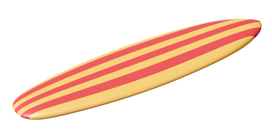 Surfbrett  3D Icon