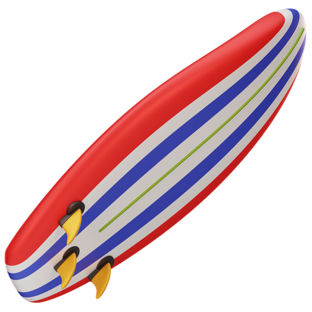 Surfbrett  3D Icon