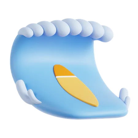 Surfen  3D Icon