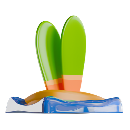 Surfen  3D Icon