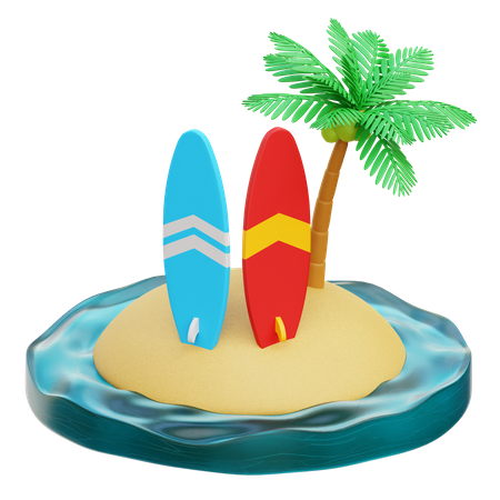 Surfen  3D Icon