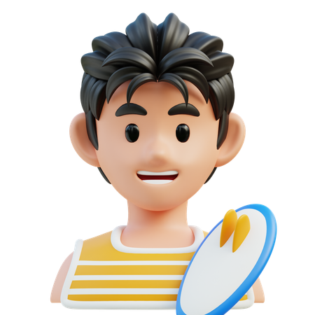 Surfer  3D Icon