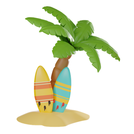 Surfing  3D Icon