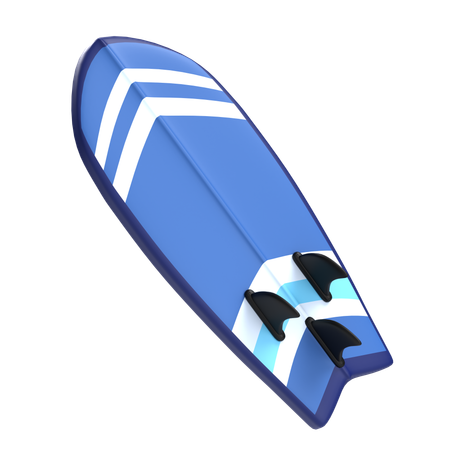 Surfing Board  3D Icon