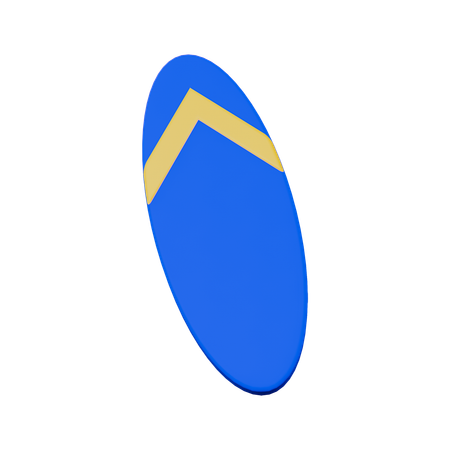Surfing Board  3D Icon