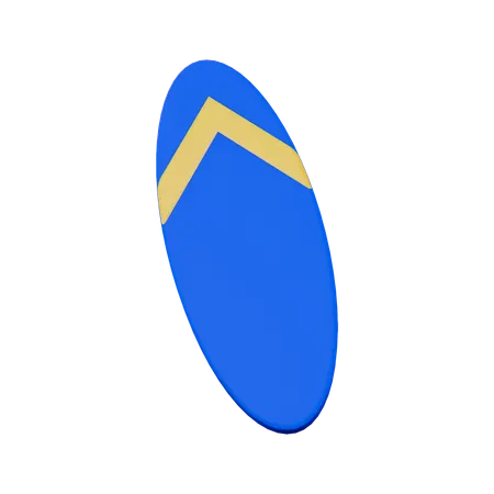 Surfing Board  3D Icon