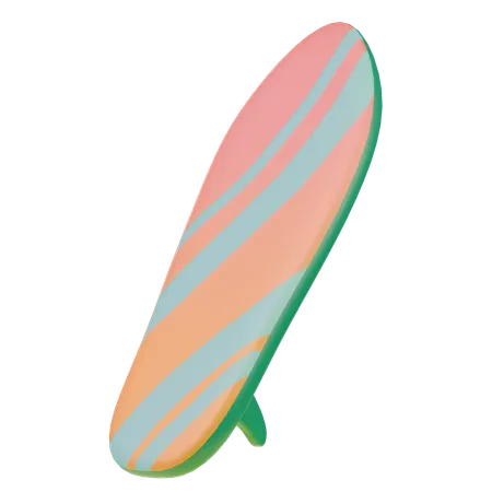 Surfing Board  3D Icon
