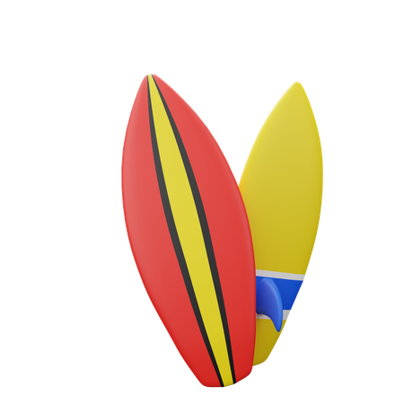 Surfing Board  3D Icon