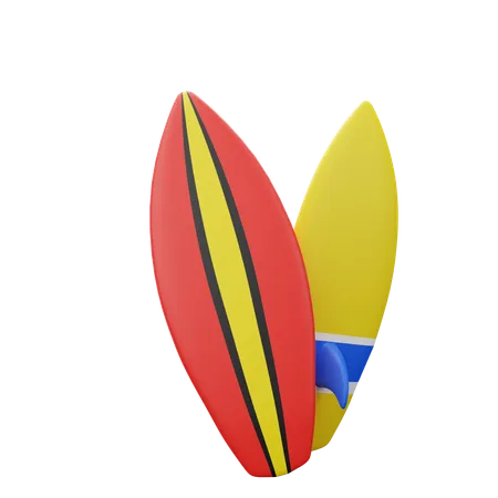 Surfing Board  3D Icon