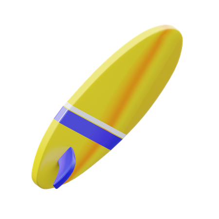 Surfing Board  3D Icon