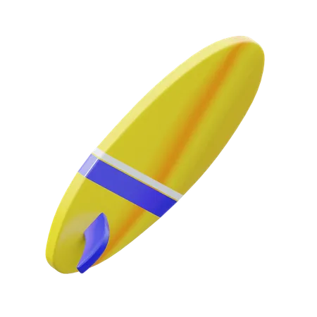 Surfing Board  3D Icon