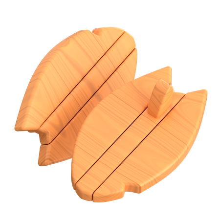 Surfing board  3D Icon