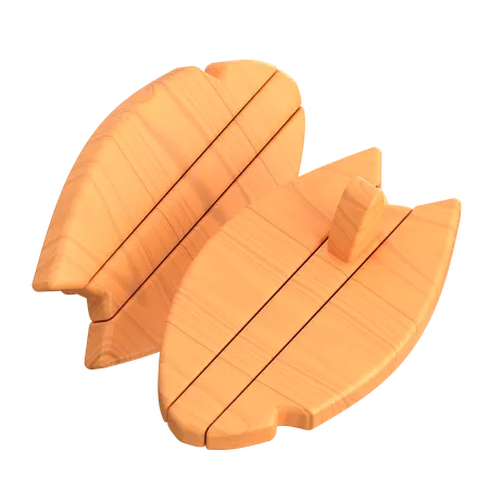 Surfing board  3D Icon