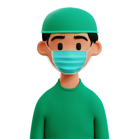 外科医  3D Icon