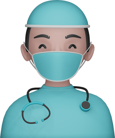 Surgeon Avatar  3D Icon