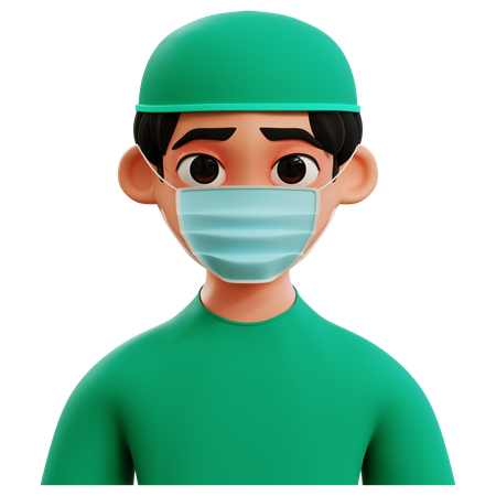 Surgeon Avatar  3D Icon